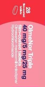 Olmenor Triple 40/5/25mg